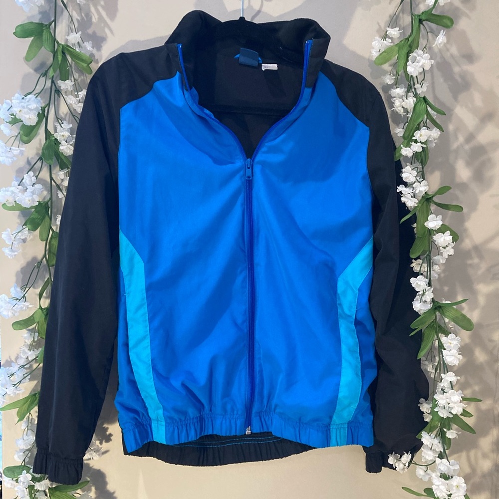 3/$15 Reebok Blue Zip-Up Jacket S